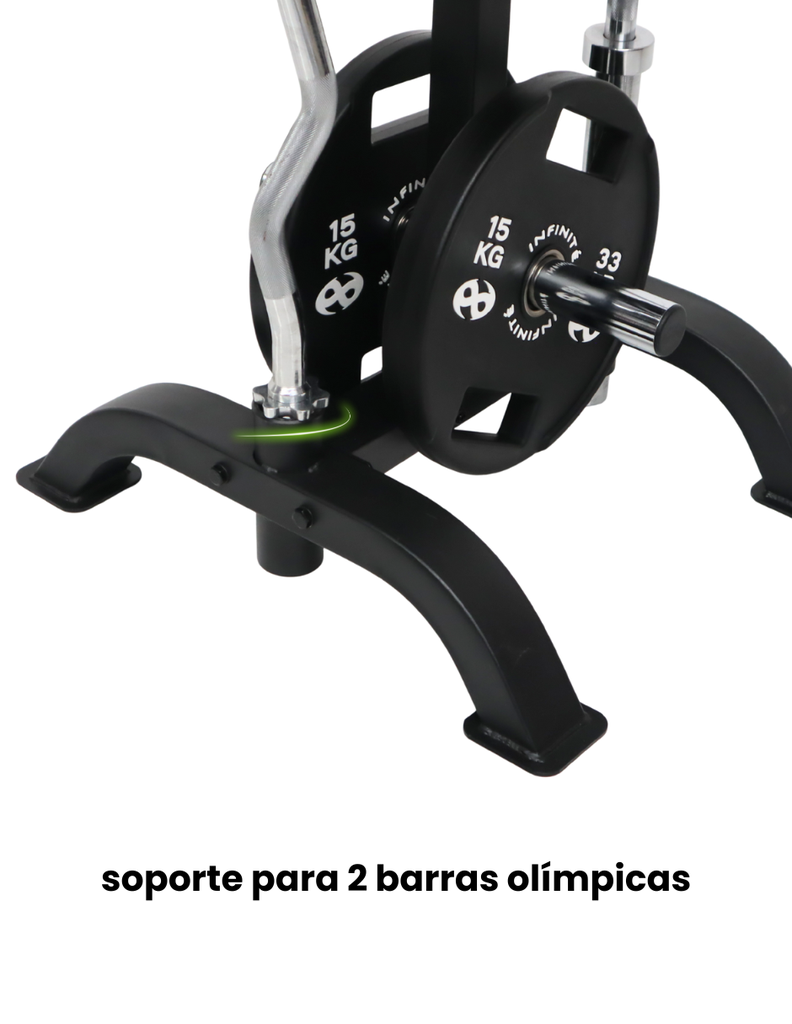 Infinité Rack para Discos/Rack de Discos y Barras Olímpicas IF-PRK502
