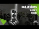 Infinité Rack para Discos/Rack de Discos y Barras Olímpicas IF-PRK502