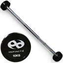 Infinité Barra Recta de Uretano Peso integrado 10 Kg / Barbell Straight IF-BRU10