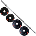 Infinité Set Barra Recta Terminación Roscada 28 mm + Discos 1.25 kg y 2.5 kg IF-PRB60-SET