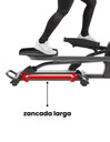 Sunny Fitness Elíptica electromagnética programable de longitud de zancada extra larga Smart Premium SF-E3889-SMART