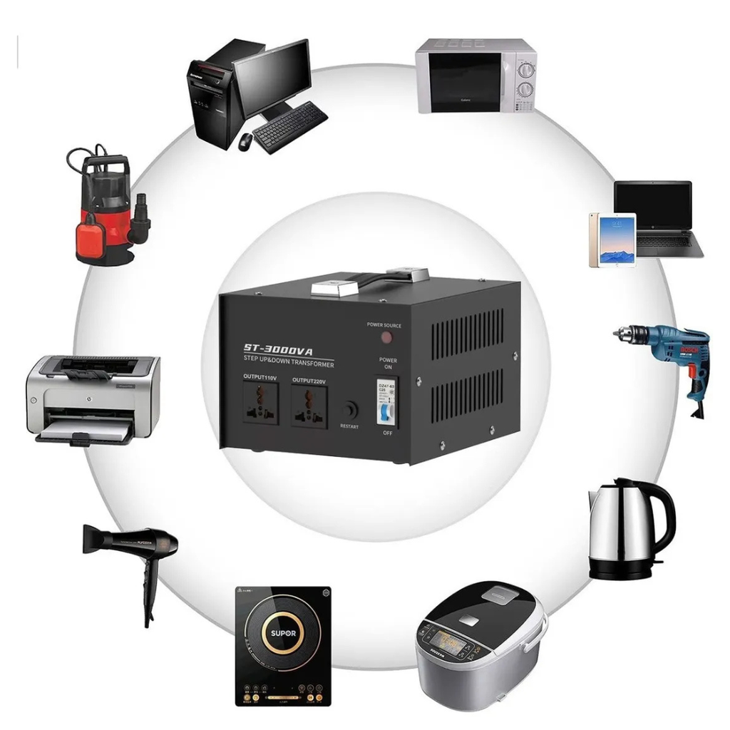 Infinité Convertidor/Transformador de Voltaje de 220 a 110 y 110 a 220 Mod. IF-ST2000W