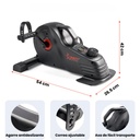 Sunny Health & Fitness Mini Bicicleta con Pedales de Ciclo Magnético Debajo del Escritorio SF-B0891SMART