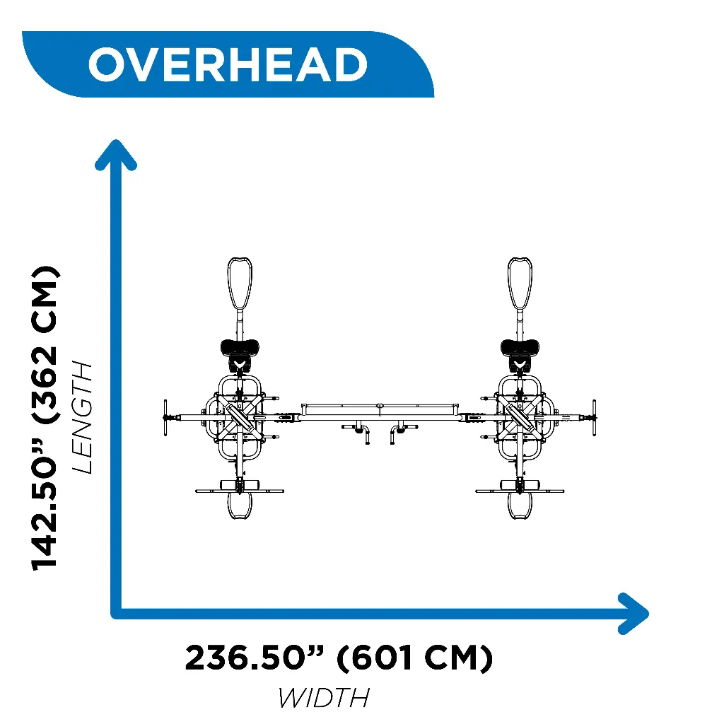 HOIST 9 Station - Dual Pod HF-CMJ-6000-2