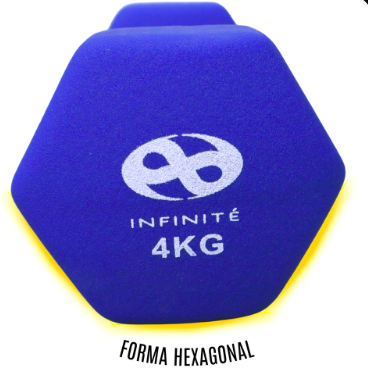Infinité Par de Mancuernas de Neopreno 4kg IF-MN4