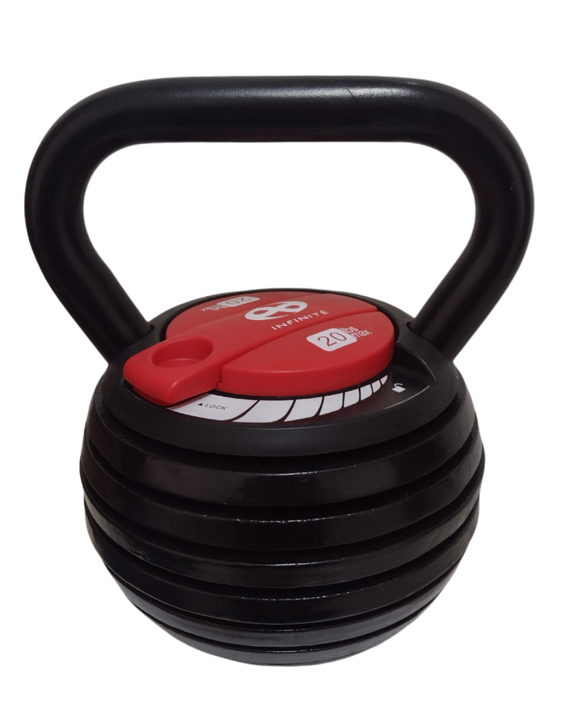 Infinité Pesa Rusa Ajustable / Kettlebell Ajustable 20LBS IF-KADJ