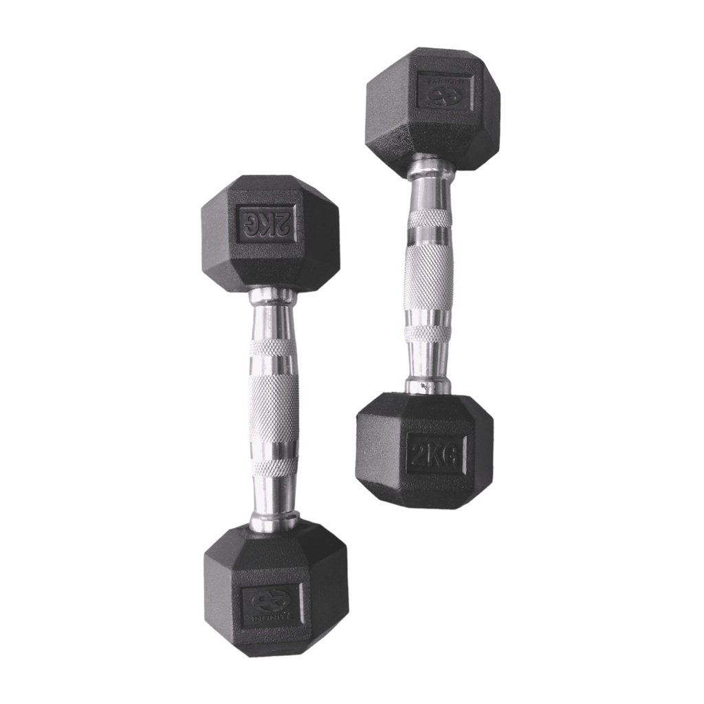 Infinité Par de Mancuernas Hexagonales 2 KG IF-HK2