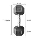 Infinité Mancuerna Hexagonal 8kg IF-HK8