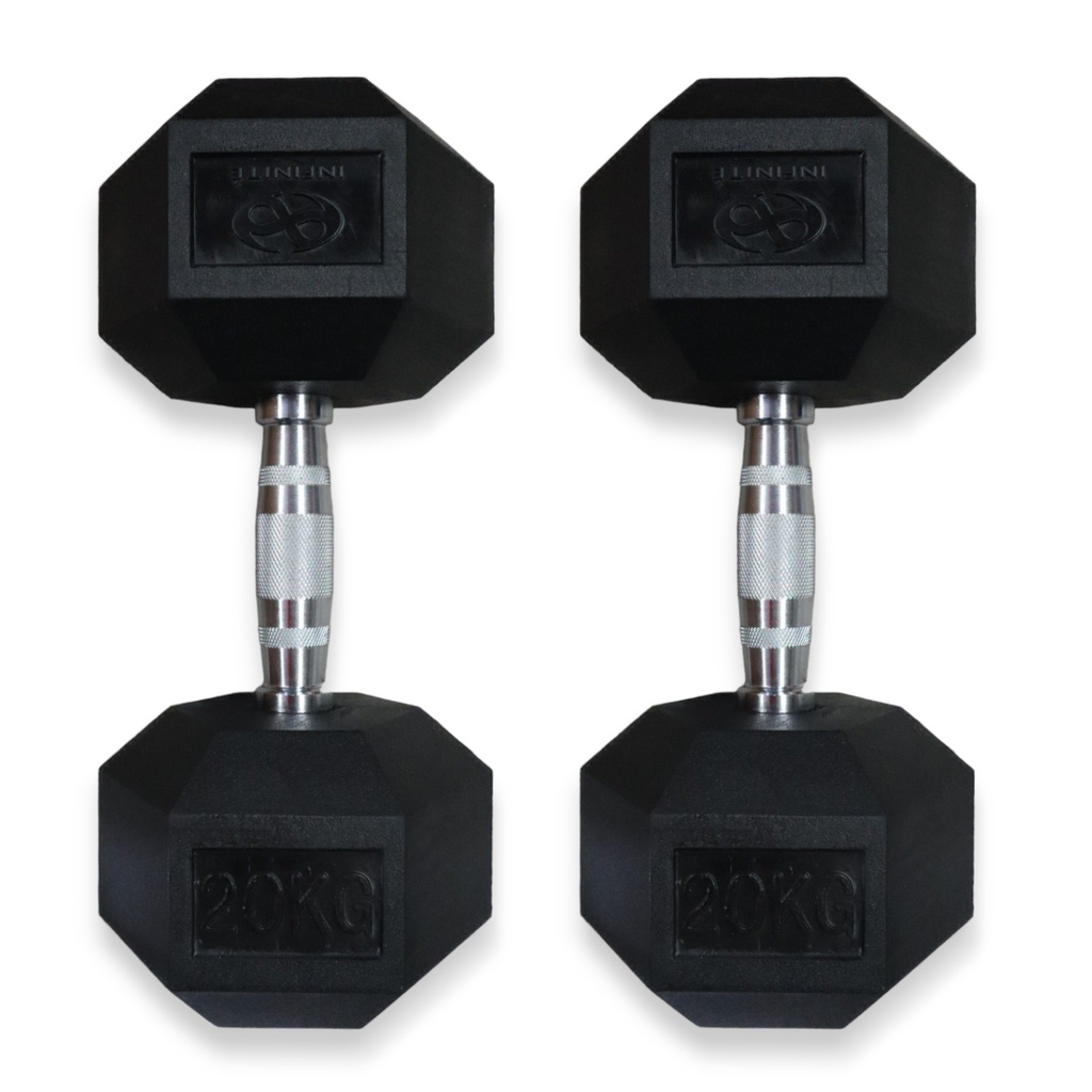 Infinité Par de Mancuernas Hexagonales 20 Kg IF-HK20