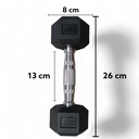 Infinité Par de Mancuernas Hexagonales 2.5 KG IF-HK2.5