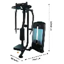 Infinité Rear Delt/Pec Fly IF-FF07 Color Negro