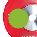 Infinité Bumper Profesional 25 Kg/Profesional Bumper Plate 25 kg IF-BPC25