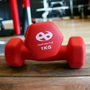 Infinité Par de Mancuernas de Neopreno 1kg IF-MN1