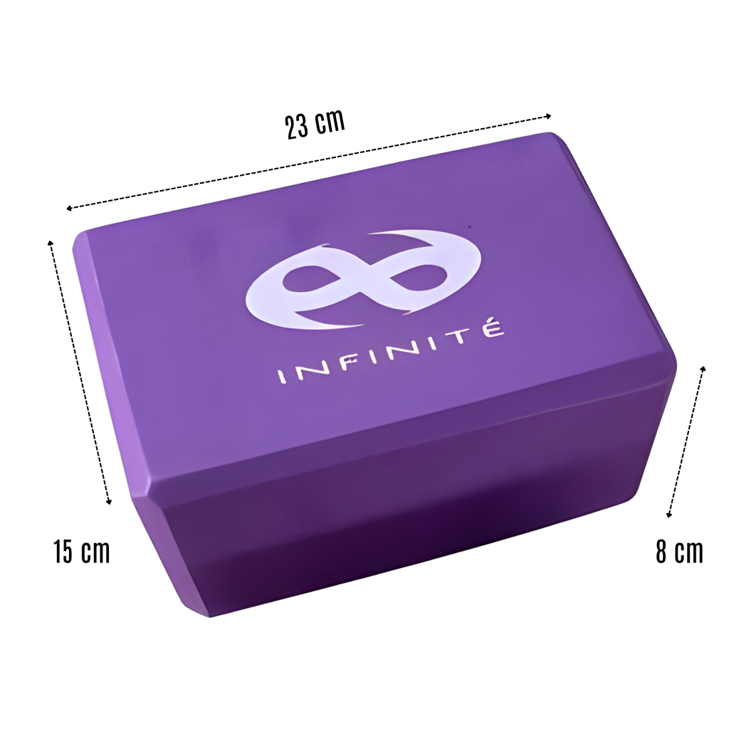 Infinité Bloque de Yoga Profesional 4x6x9 Pulgadas IF-BY1