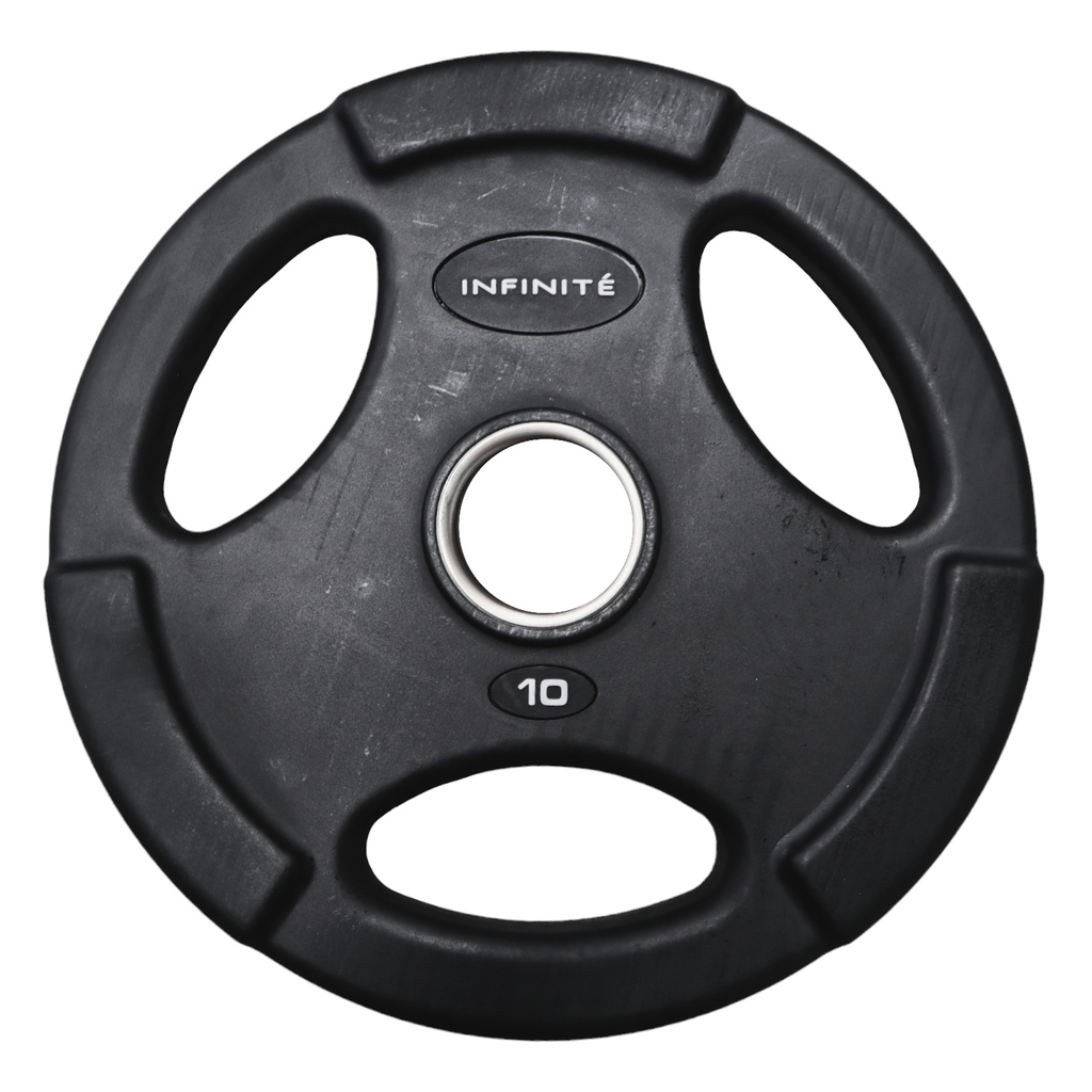 Infinité Disco Olimpico Profesional Forro de Goma de Alta Resistencia 10 Lb IF-50/10LB
