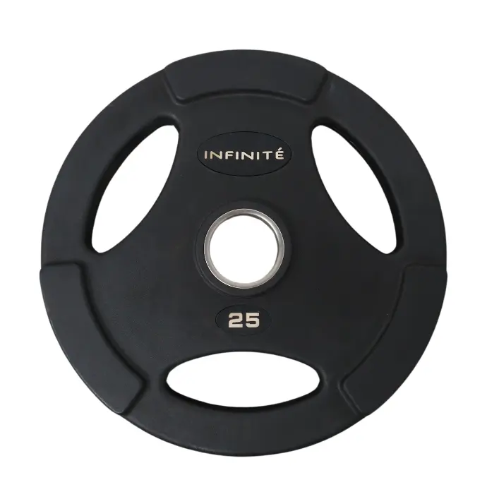 Infinité Disco Olimpico Profesional Forro de goma de alta resistencia 25 Lb IF-50/25LB