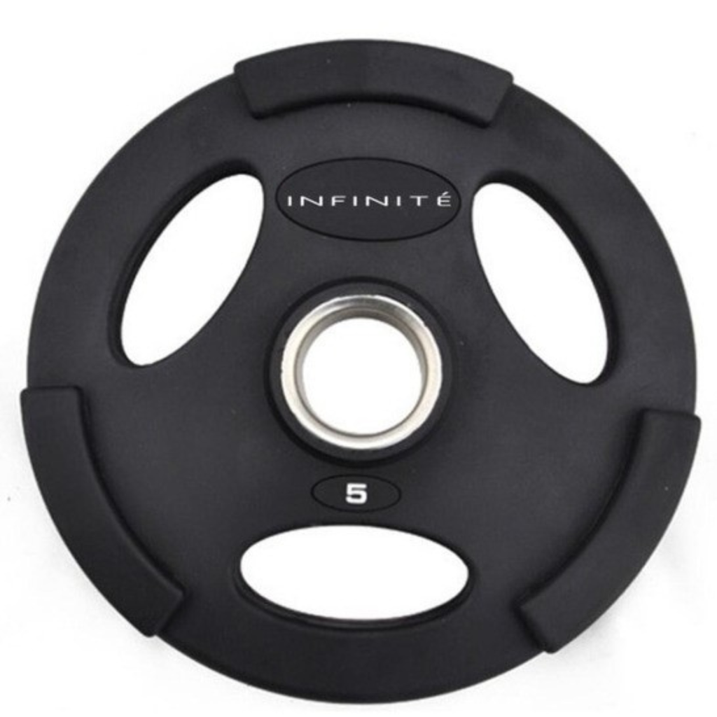 Infinité Disco Olimpico Profesional Forro de goma de alta resistencia 5 Lb IF-50/5LB