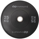 Infinité Bumper Profesional 25 Kg/ Black Bumper Plate 25 Kg IF-BPN25 *DESCONTINUADO*