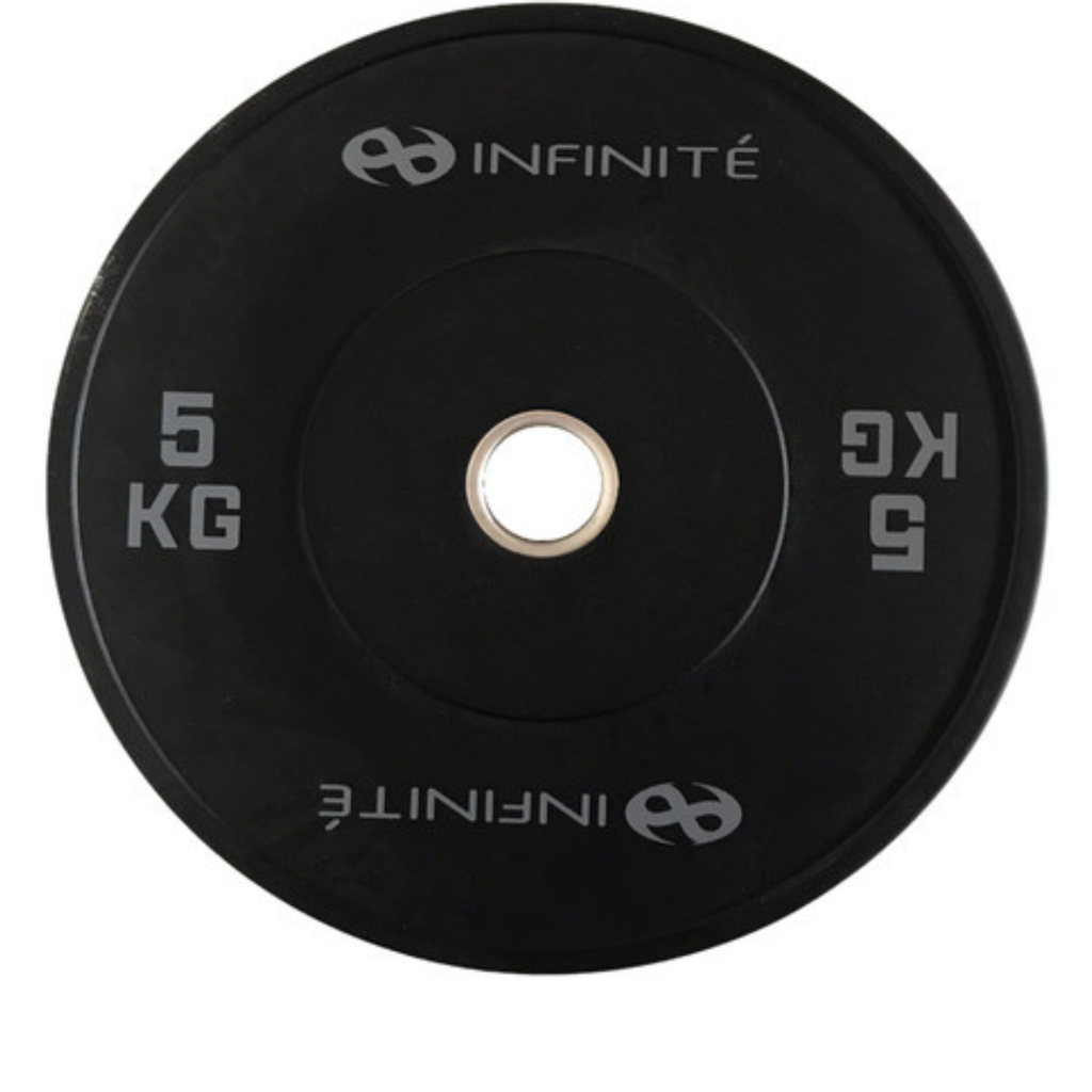 Infinité Bumper Profesional 5 Kg / Black Bumper Plate IF-BPN5