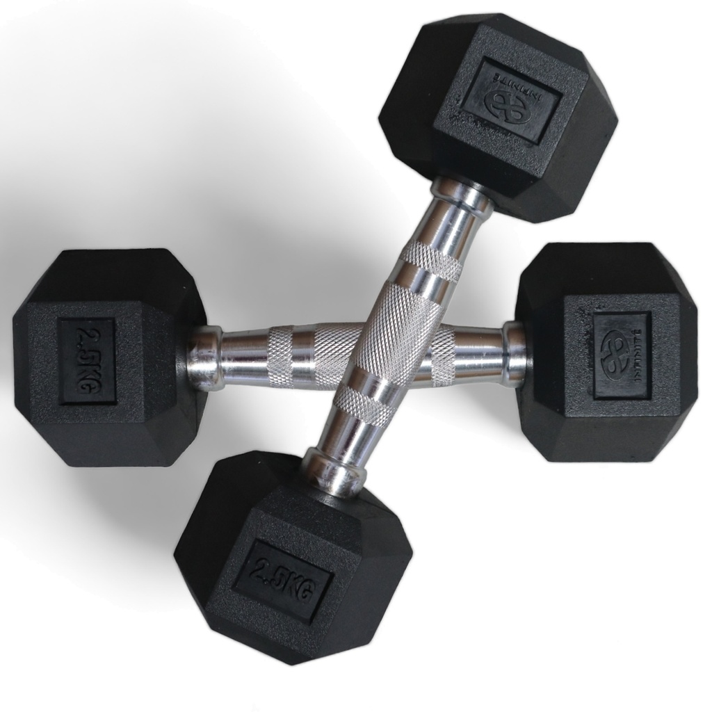 Infinité Par de Mancuernas Hexagonales 2.5 KG IF-HK2.5