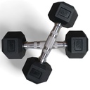 Infinité Mancuerna Hexagonal Goma de alta Resistencia Par 2.5 Libras IF-HL2.5