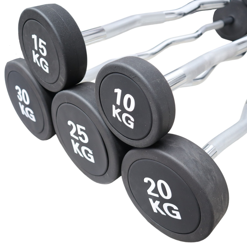 Infinité Set de 10 Barras Curvas Línea Económica 10KG-55KG IF-LEBCLT10