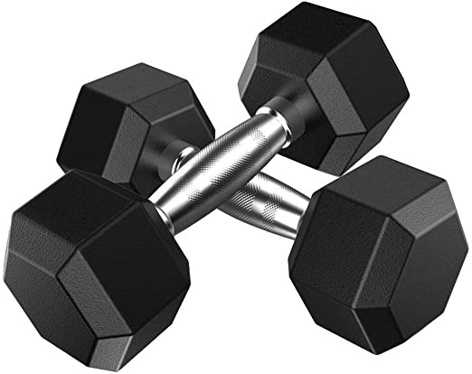 INFINITÉ Mancuerna Hexagonal De 10 Lb Línea Económica IF-LEHL10 (PAR)
