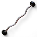 Infinité Barra Curva de uretano/Barra Z peso integrado 25 Kg IF-BCU25