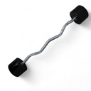 Infinité Barra Curva de uretano/Barra Z peso integrado 55 Kg IF-BCU55
