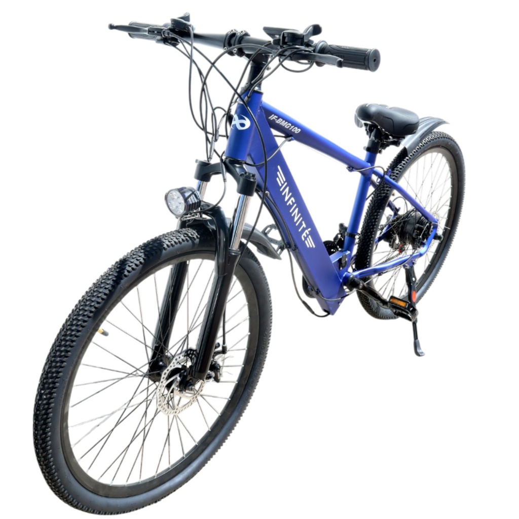 Infinité Bicicleta Eléctrica Profesional Rodada 26 Azul IF-MBG100-A