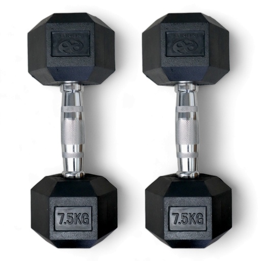 [IF-HK7.5] Infinité Par de Mancuernas Hexagonales 7.5 KG IF-HK7.5