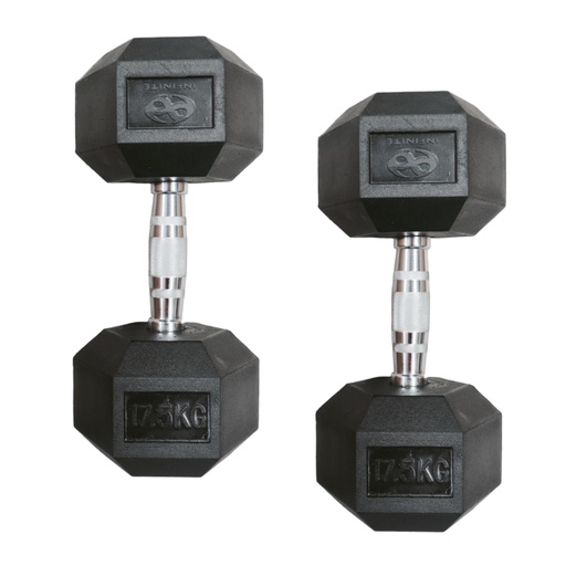 [IF-HK17.5] Infinité Par de Mancuernas Hexagonales 17.5 Kg IF-HK17.5