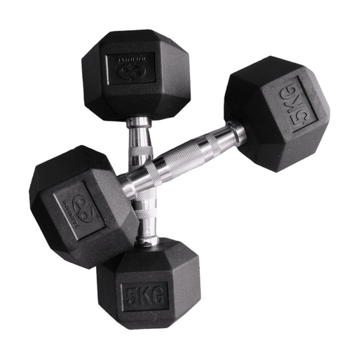 [IF-HK5] Infinité Par de Mancuernas Hexagonal 5 Kg IF-HK5