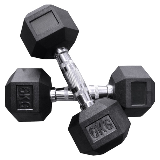 [IF-LEHK6] Infinité Mancuerna Hexagonal de 6 kg Linea Economica IF-LEHK6 (PAR)