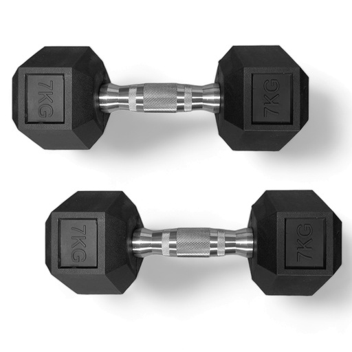 [IF-LEHK7] Infinité Mancuerna Hexagonal de 7 kg Linea economica IF-LEHK7 (PAR)