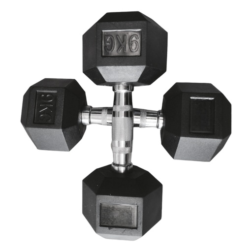 [IF-LEHK9] Infinité Mancuerna Hexagonal de 9 kg Linea Economica IF-LEHK9 (PAR)