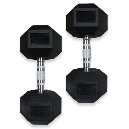 [IF-LEHK20] Infinité Mancuerna Hexagonal De 20Kg Linea Economica IF-LEHK20 (PAR)