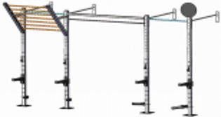 [IF-C46] Infinité Rack para entrenamiento de Calistenia y Crossfit/Wall Training Rack medidas 508 x 260 x 346 cm IF-C46
