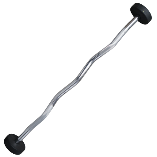 [IF-LEBC10] Infinité Barbell EZ Curl/Barra Curva/Barra Z peso integrado 10 Kg Línea económica IF-LEBC10