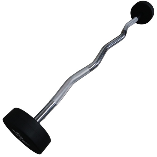 [IF-LEBC15] Infinité Barbell EZ Curl/Barra Curva/Barra Z peso integrado 15 Kg Línea económica IF-LEBC15