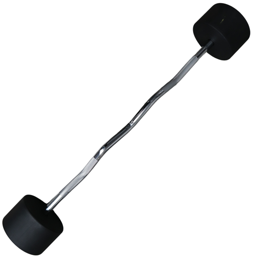 [IF-LEBC40] Infinité Barbell EZ Curl/Barra Curva/Barra Z peso integrado 40 Kg Línea económica IF-LEBC40
