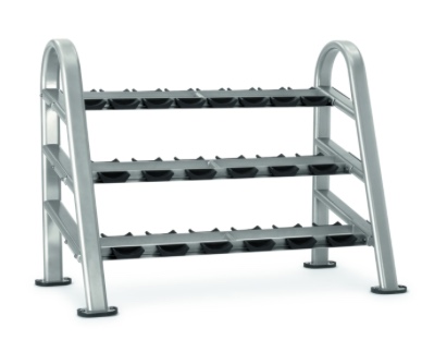 [9IN-R8002] Star Trac Rack para 10 pares de mancuernas 3 Niveles 9IN-R8002